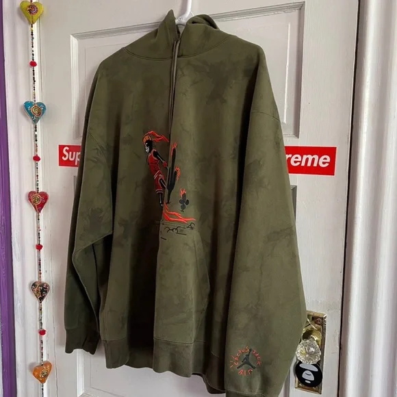 Travis Scott | Sweaters | Travis Scott Jordan Washed Suede Hoodie 